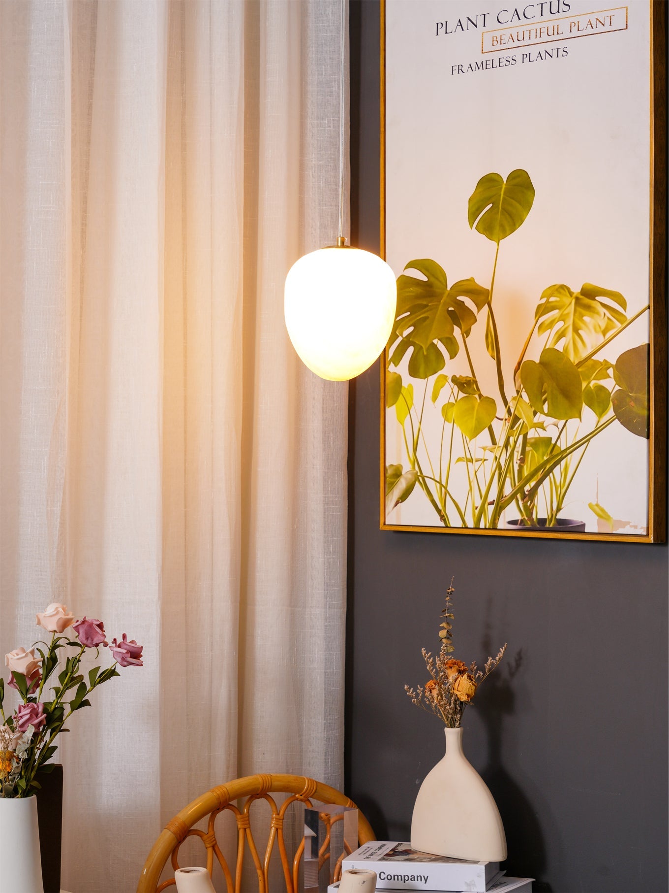 FENWICK IVORY GLOW HANGING LANTERN
