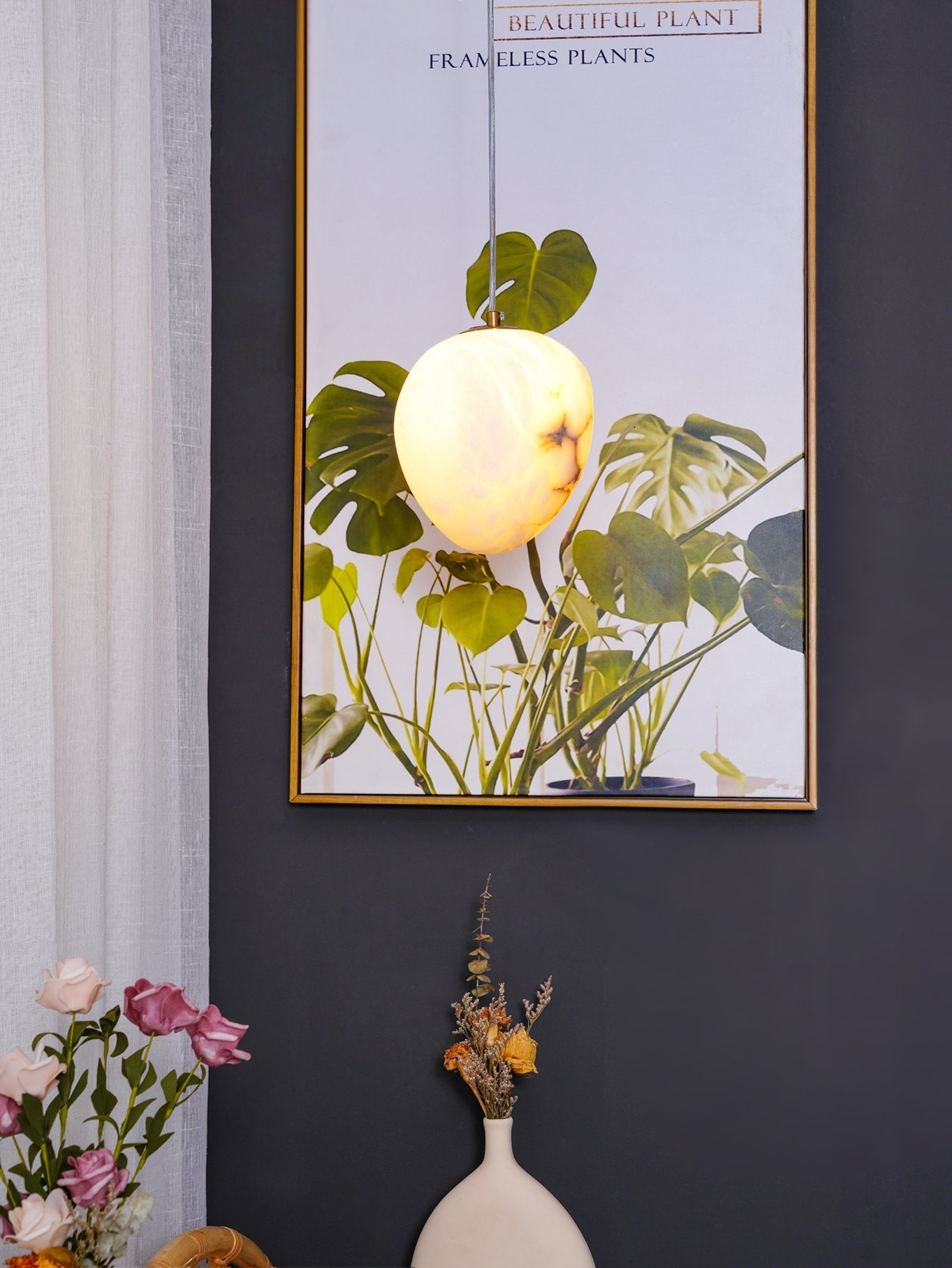 FENWICK IVORY GLOW HANGING LANTERN