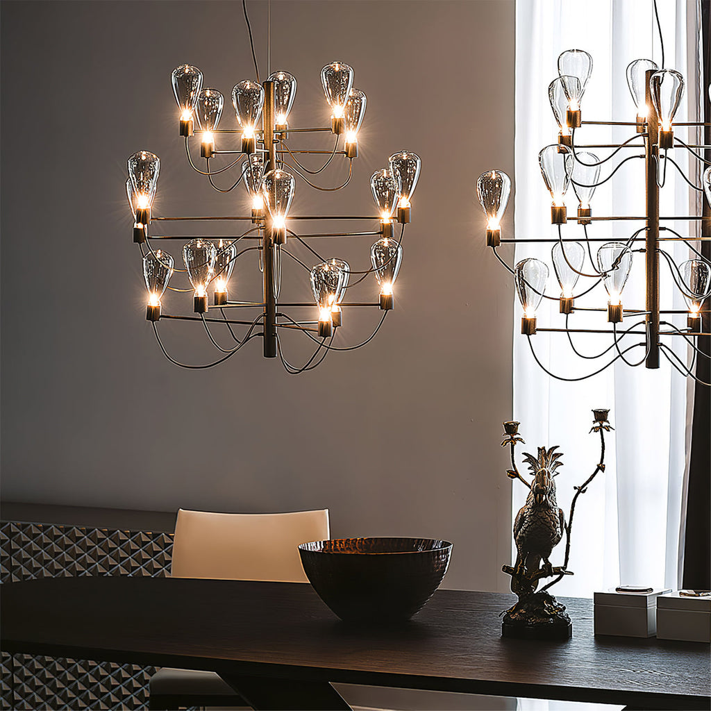 WINTHROP CRYSTAL TIERED LUMINAIRE