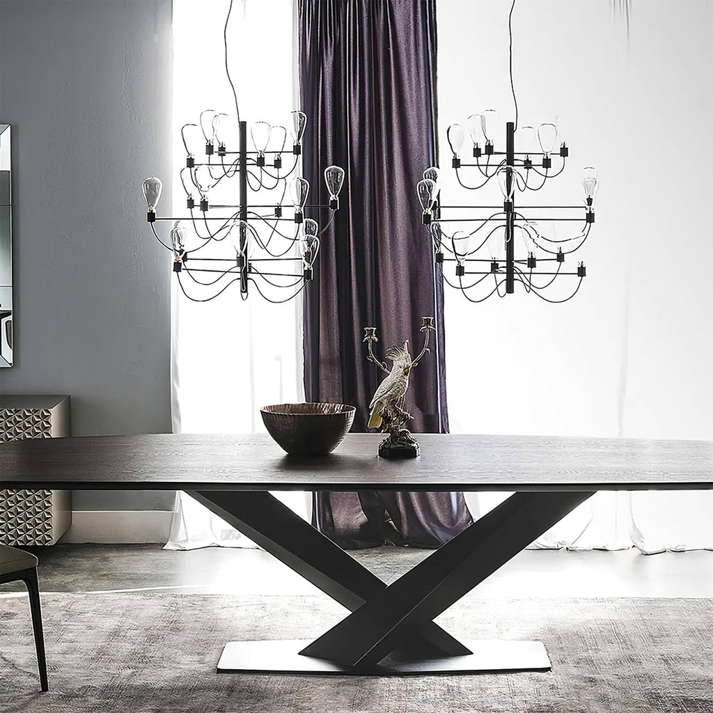 WINTHROP CRYSTAL TIERED LUMINAIRE