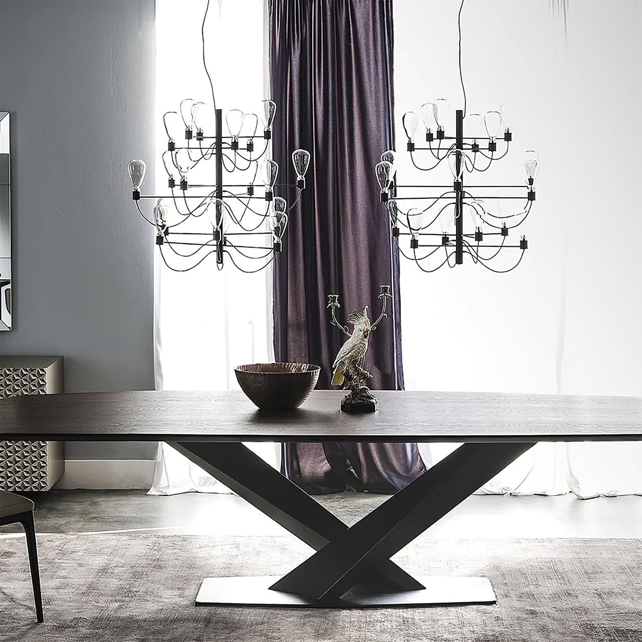 WINTHROP CRYSTAL TIERED LUMINAIRE