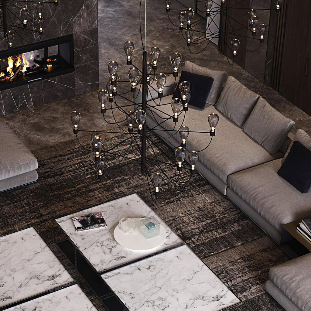 WINTHROP CRYSTAL TIERED LUMINAIRE