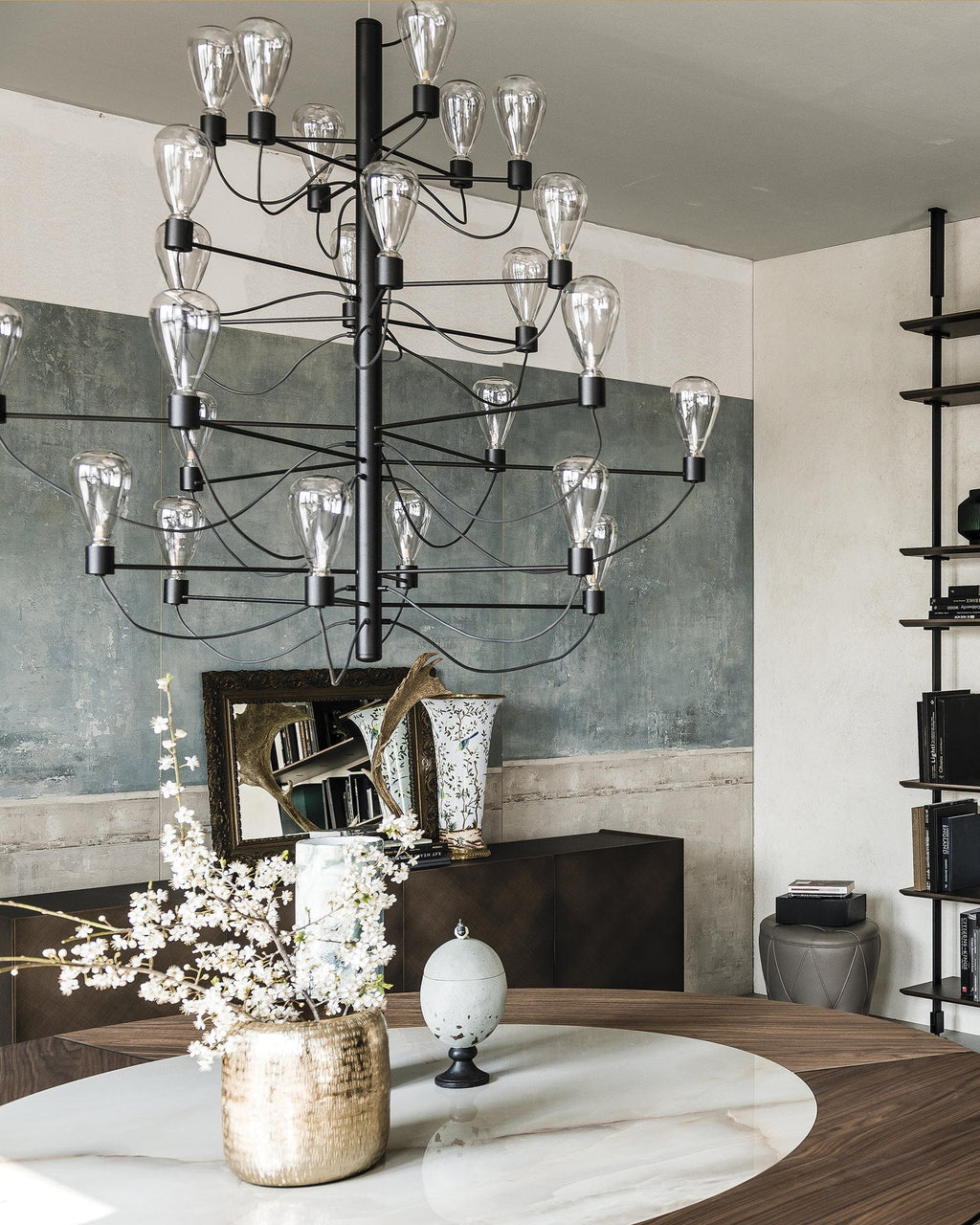 WINTHROP CRYSTAL TIERED LUMINAIRE