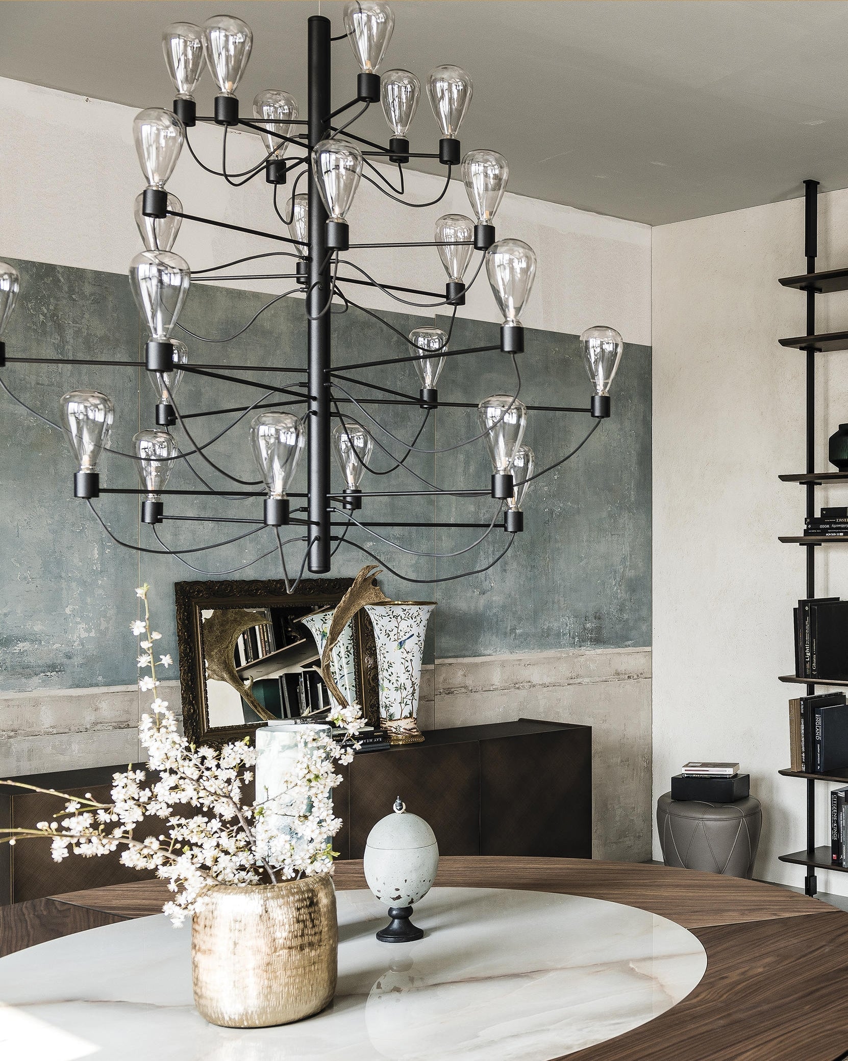 WINTHROP CRYSTAL TIERED LUMINAIRE