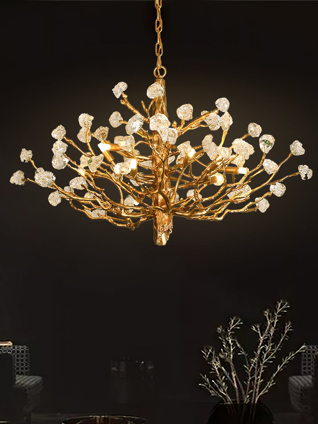 CHARLESTON CRYSTAL BRANCH LIGHTING