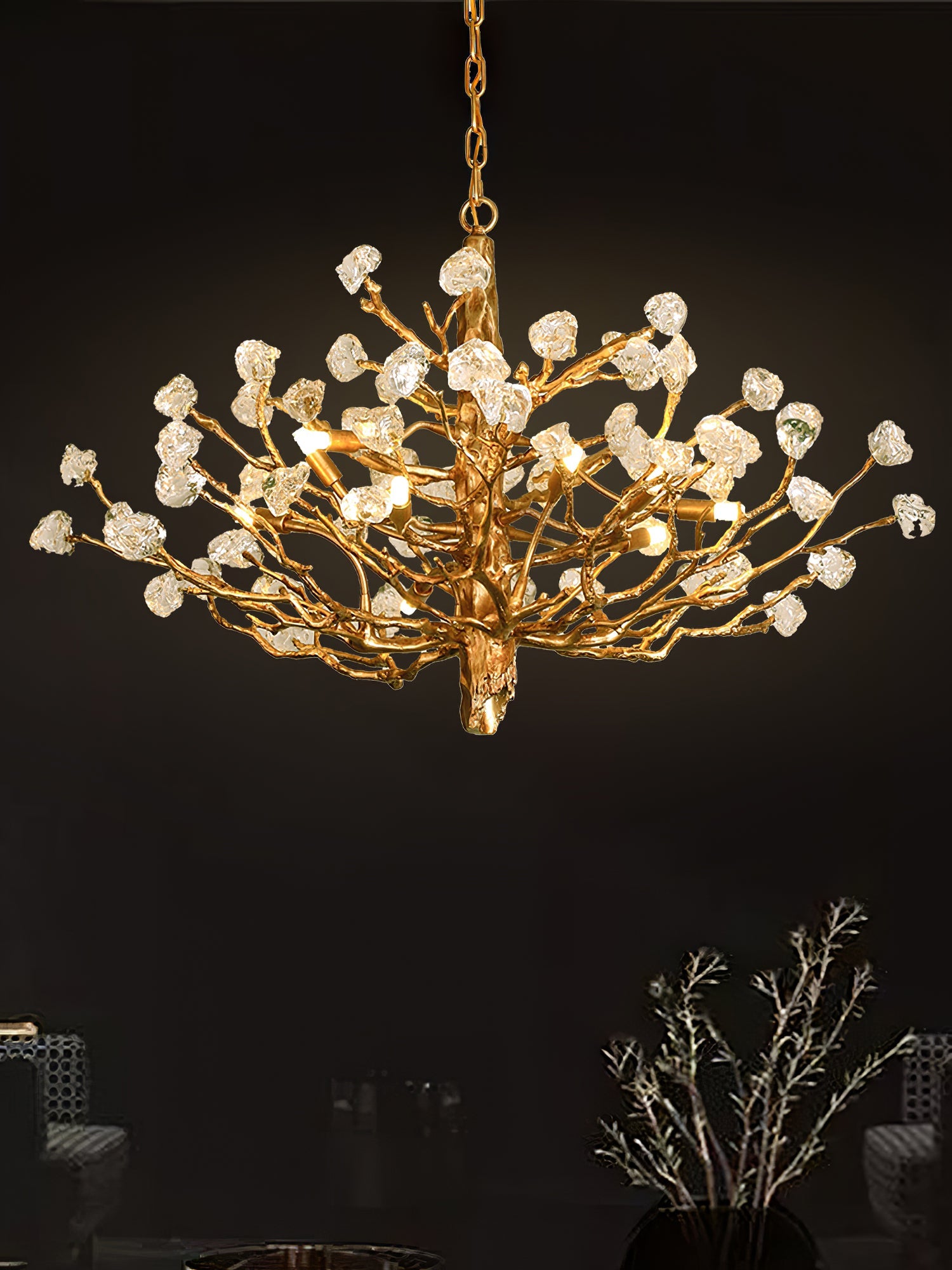 CHARLESTON CRYSTAL BRANCH LIGHTING