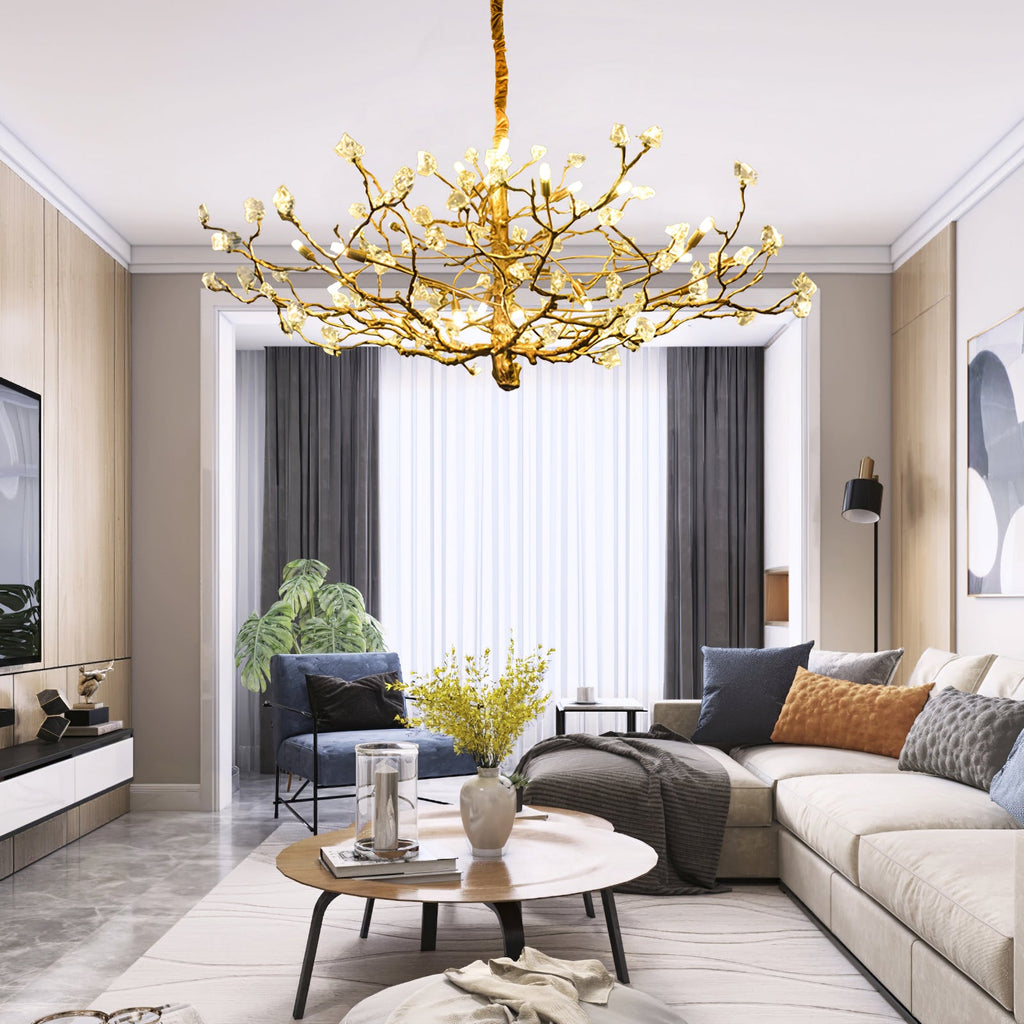 CHARLESTON CRYSTAL BRANCH LIGHTING