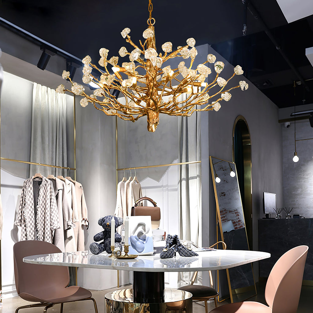 CHARLESTON CRYSTAL BRANCH LIGHTING