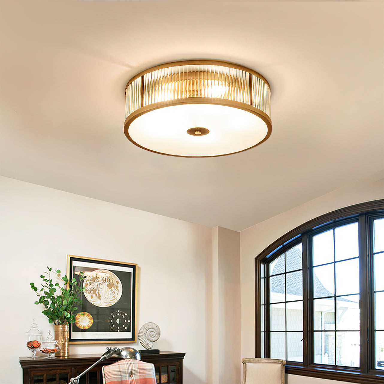 RAVENWOOD ORBITAL GLASS CEILING LIGHT
