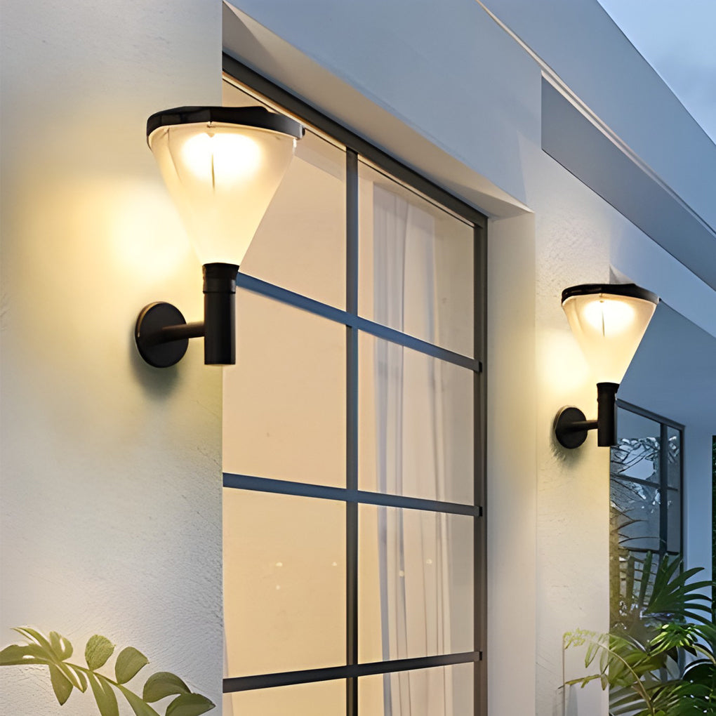 WINTHROP MODERN GEOMETRIC OUTDOOR WALL SCONCE WITH LED ILLUMINATION