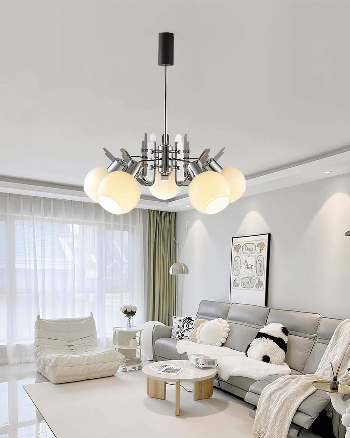 RAVENHURST CRYSTAL SPHERE CHANDELIER