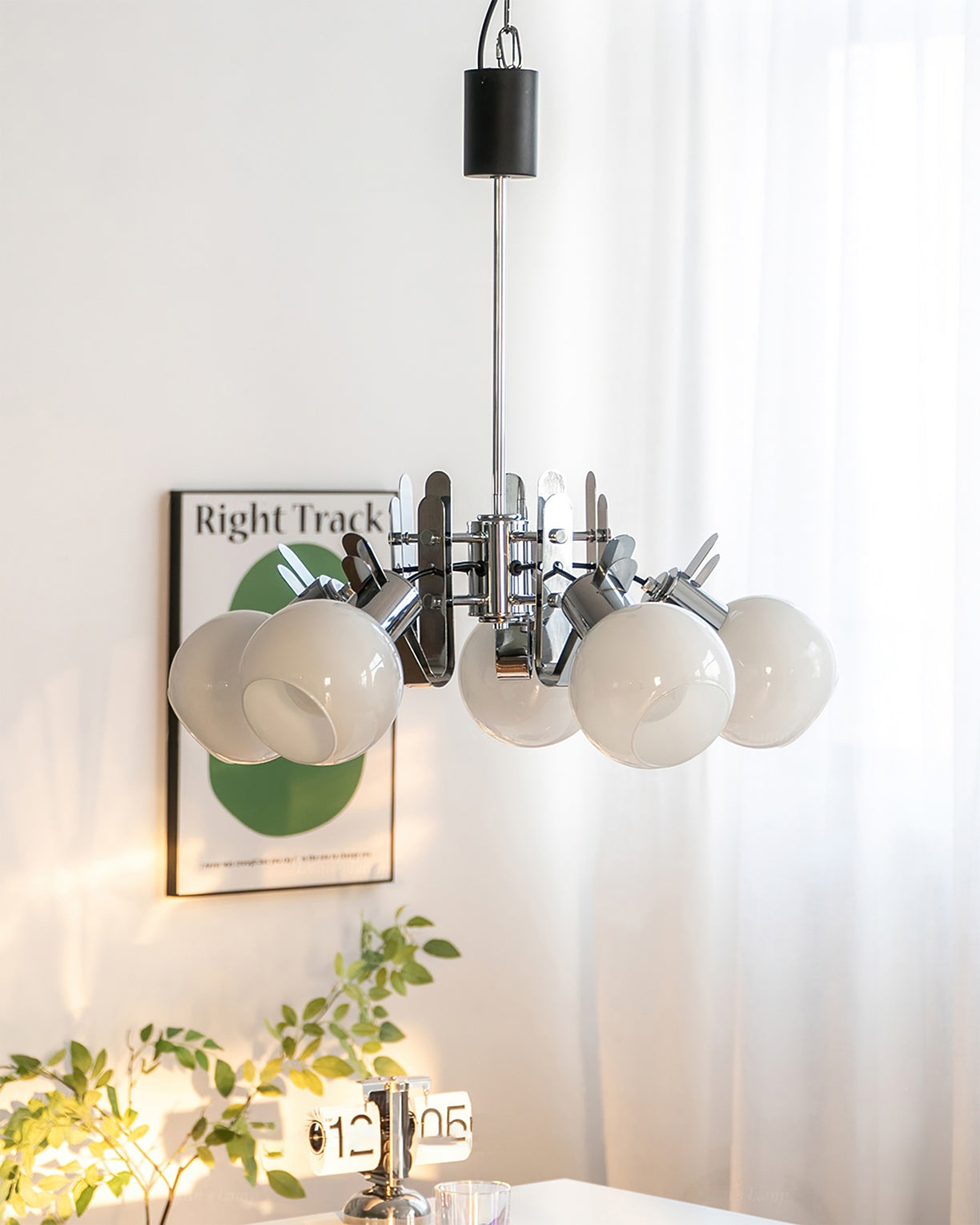 RAVENHURST CRYSTAL SPHERE CHANDELIER