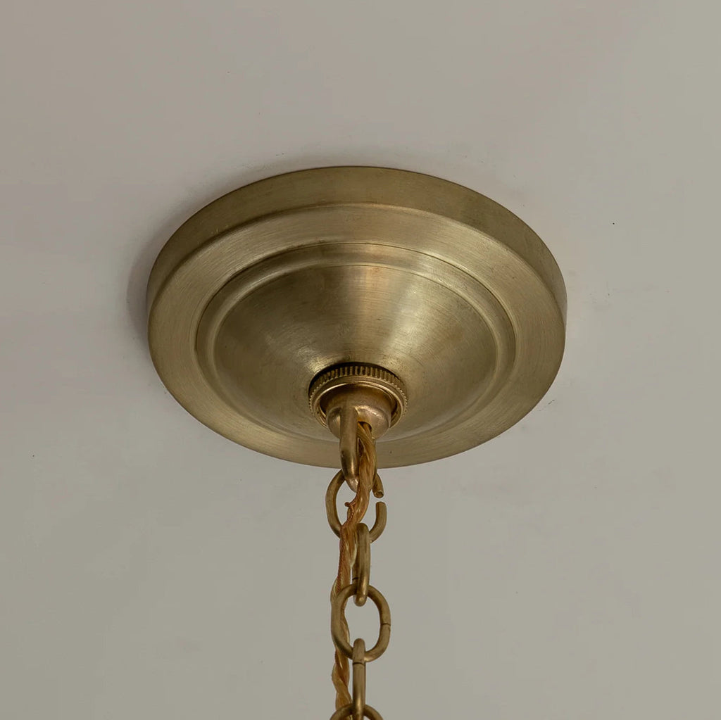 RAVENHILL IRON AND GLASS HANGING LANTERN