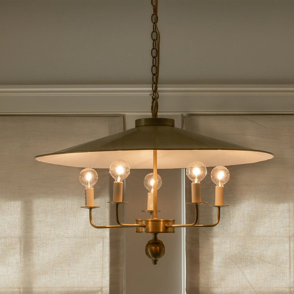RAVENHILL IRON AND GLASS HANGING LANTERN