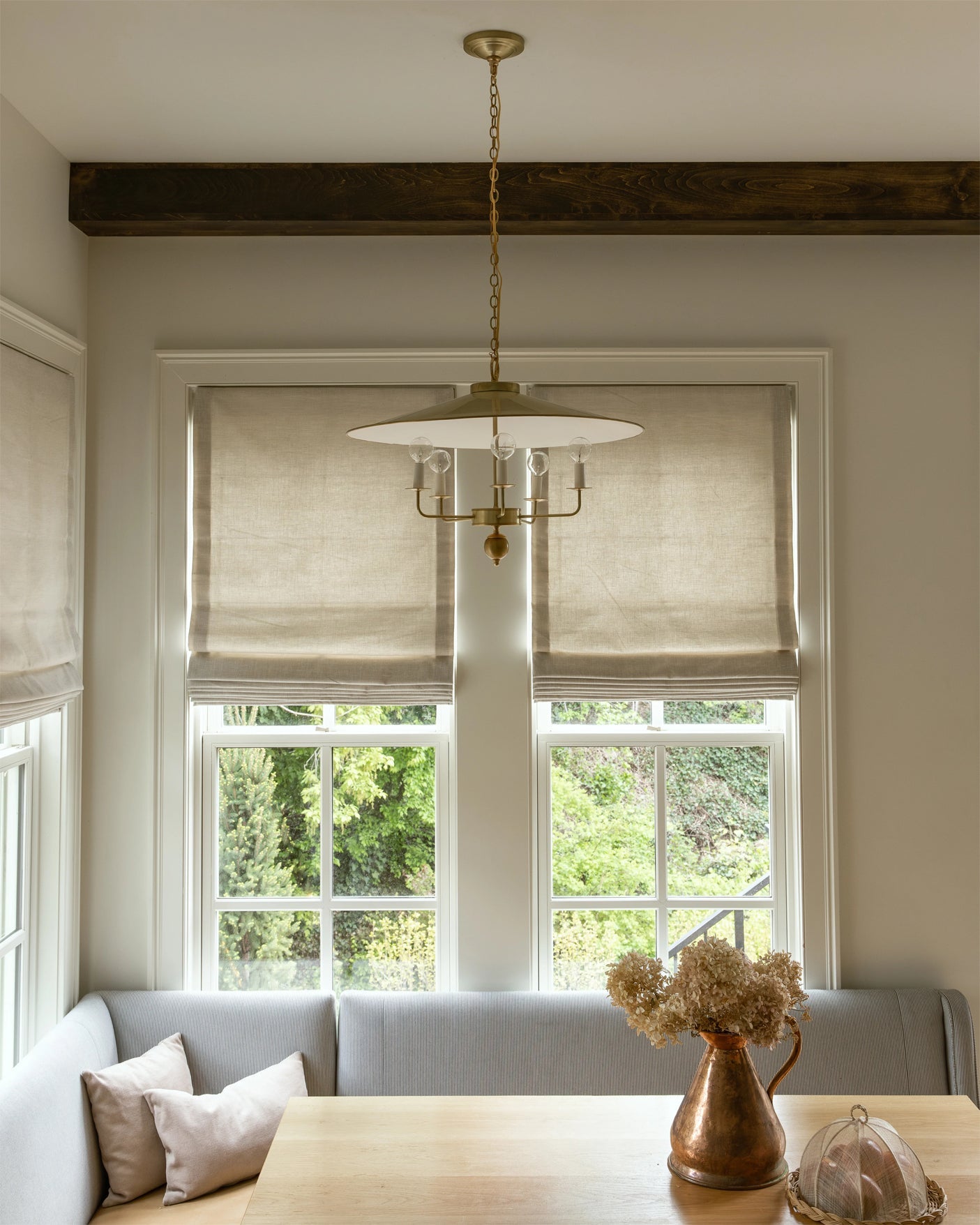 RAVENHILL IRON AND GLASS HANGING LANTERN