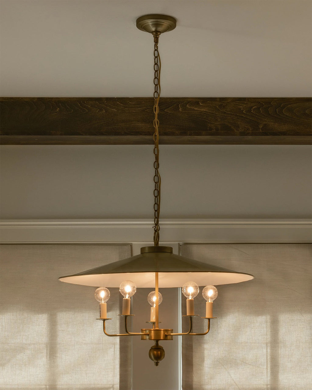 RAVENHILL IRON AND GLASS HANGING LANTERN