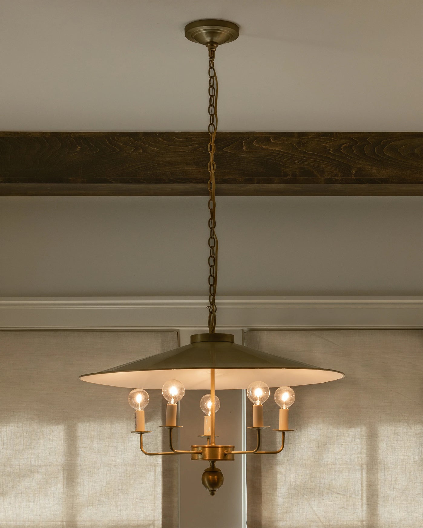 RAVENHILL IRON AND GLASS HANGING LANTERN