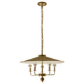 RAVENHILL IRON AND GLASS HANGING LANTERN