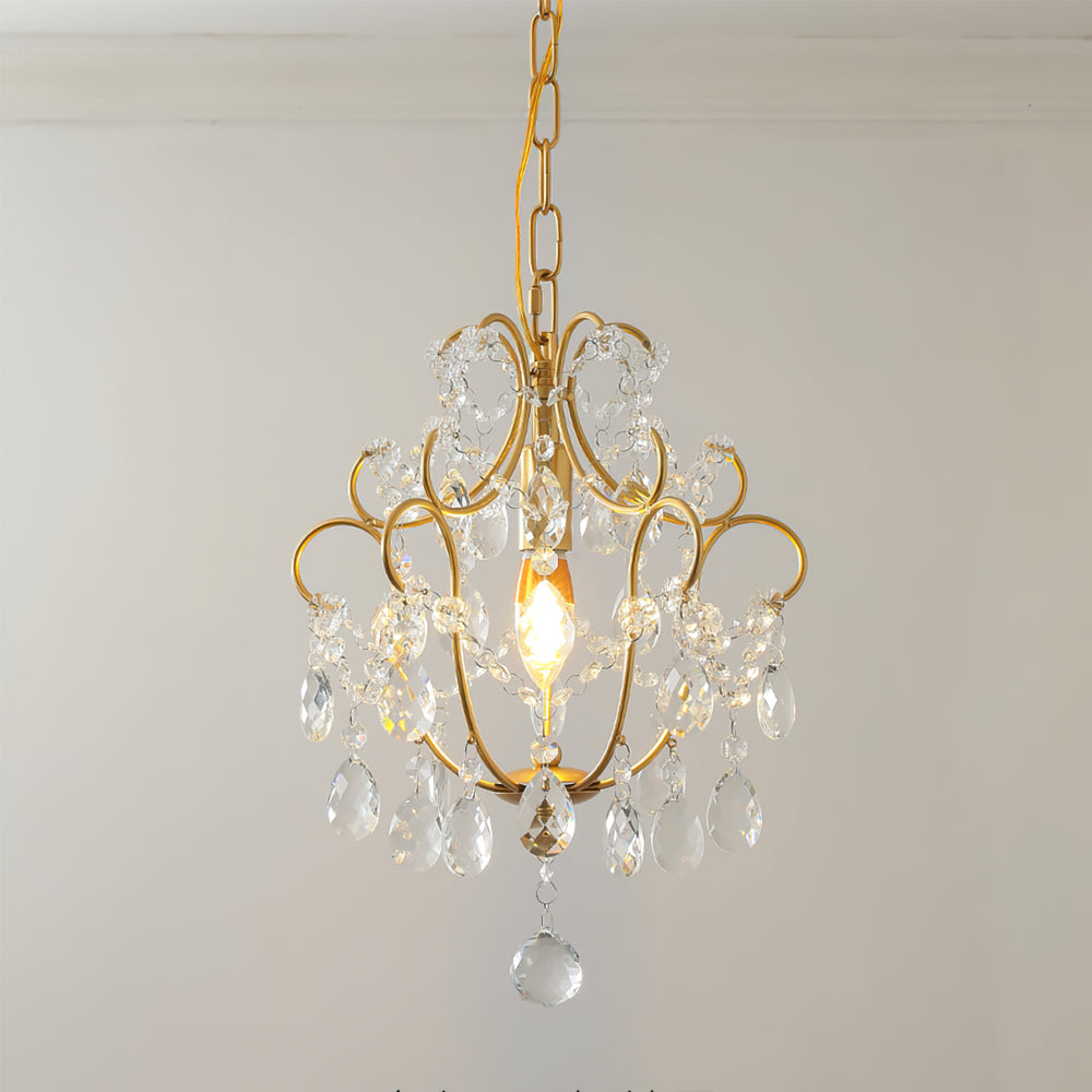 WINTHROP CRYSTAL EMBELLISHED HANGING LANTERN