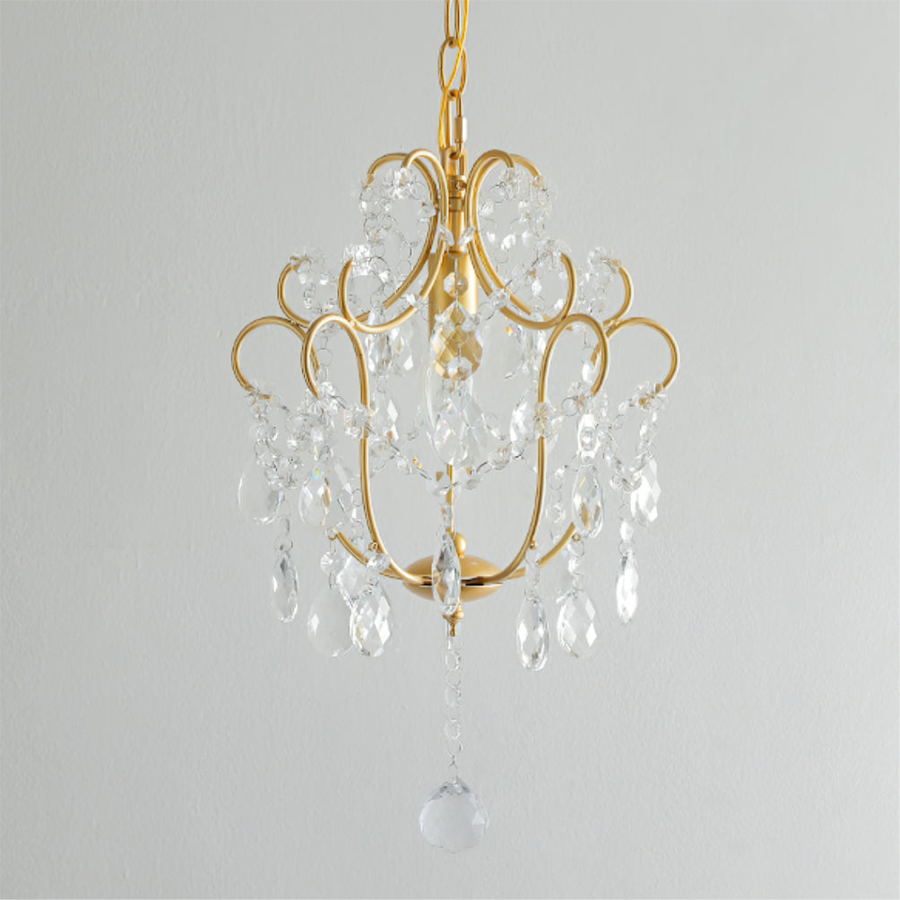 WINTHROP CRYSTAL EMBELLISHED HANGING LANTERN
