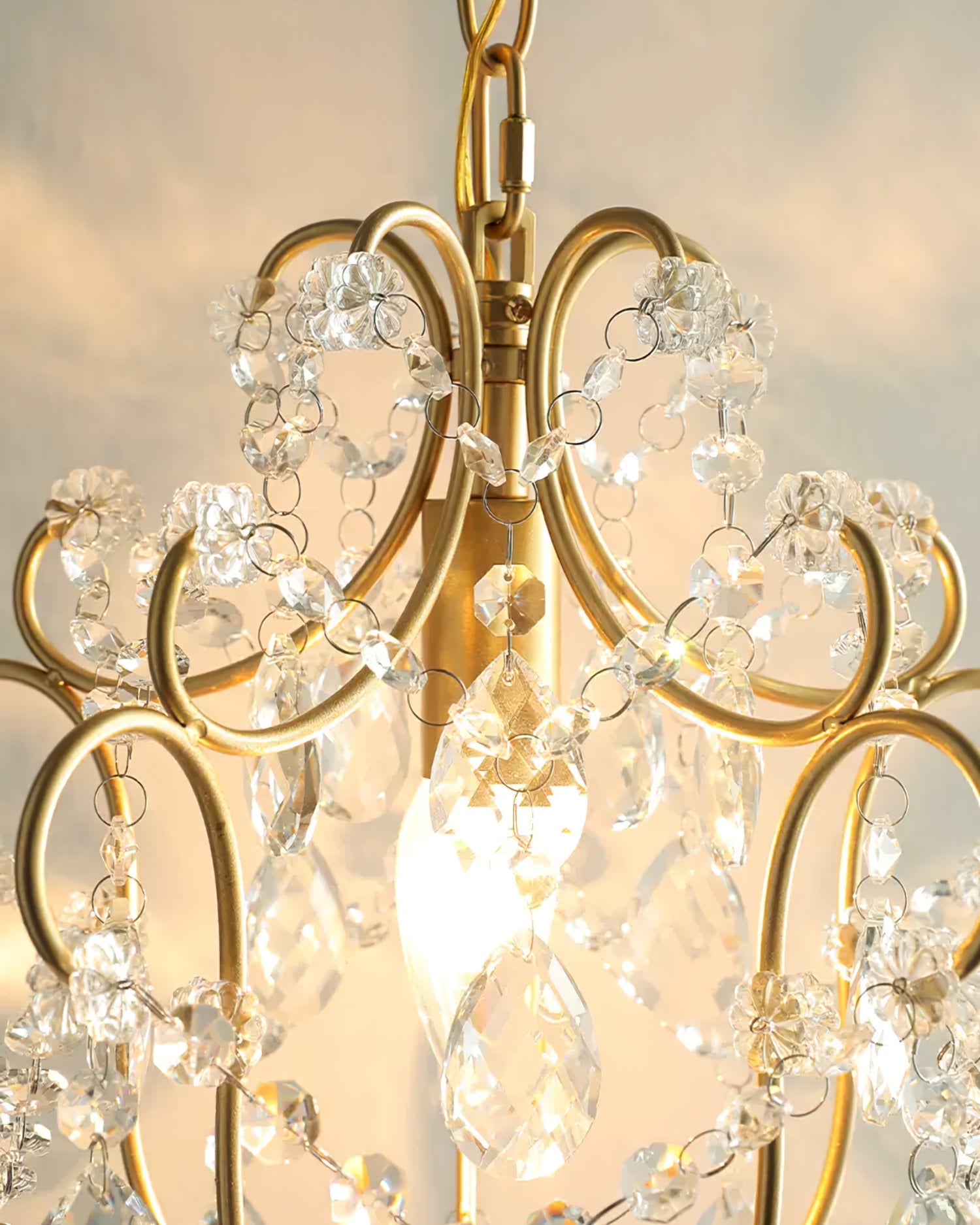WINTHROP CRYSTAL EMBELLISHED HANGING LANTERN