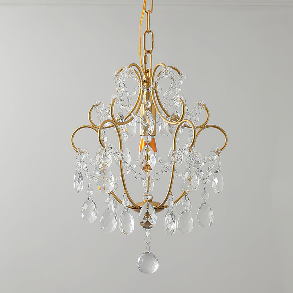 WINTHROP CRYSTAL EMBELLISHED HANGING LANTERN