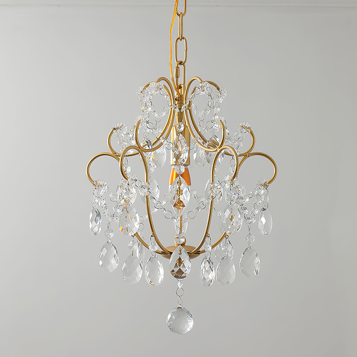 WINTHROP CRYSTAL EMBELLISHED HANGING LANTERN