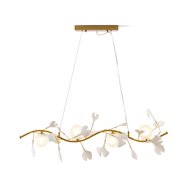 FENWICK CRYSTAL LEAF CEILING LANTERN