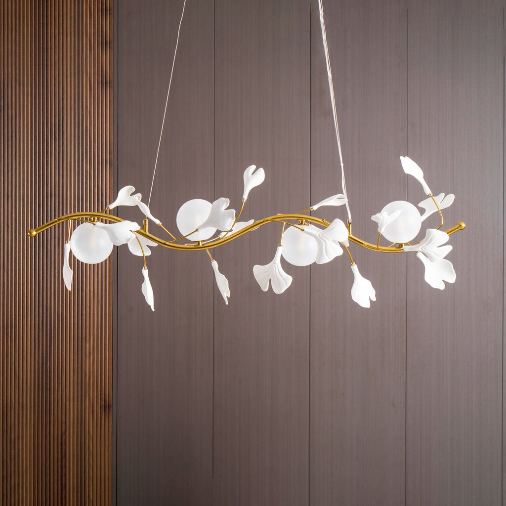 FENWICK CRYSTAL LEAF CEILING LANTERN