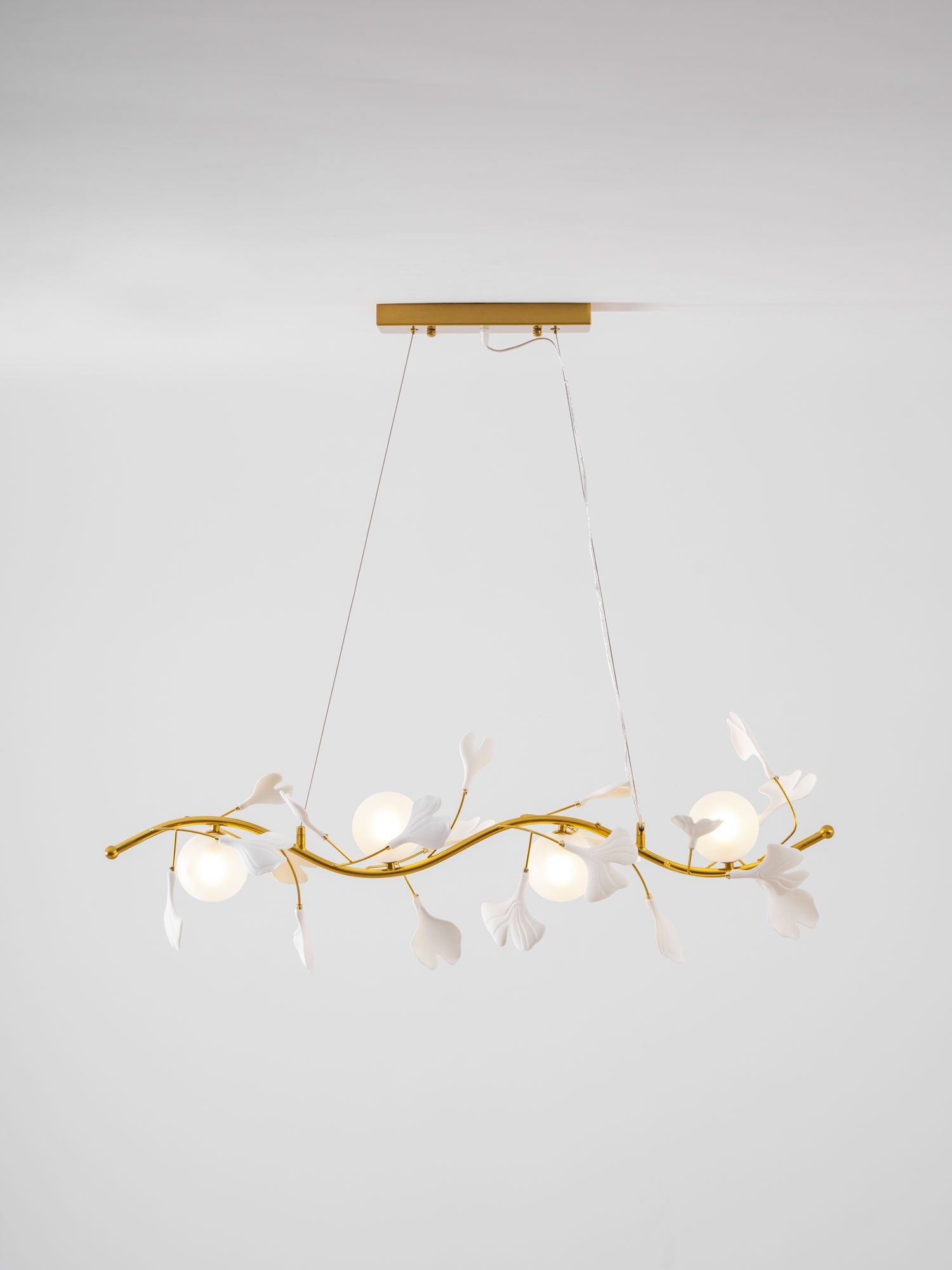 FENWICK CRYSTAL LEAF CEILING LANTERN