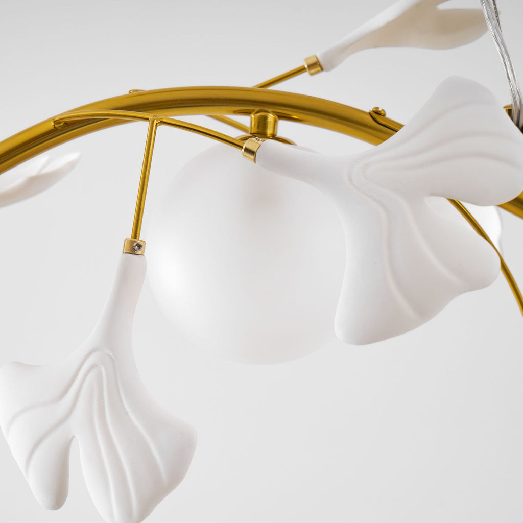 FENWICK CRYSTAL LEAF CEILING LANTERN