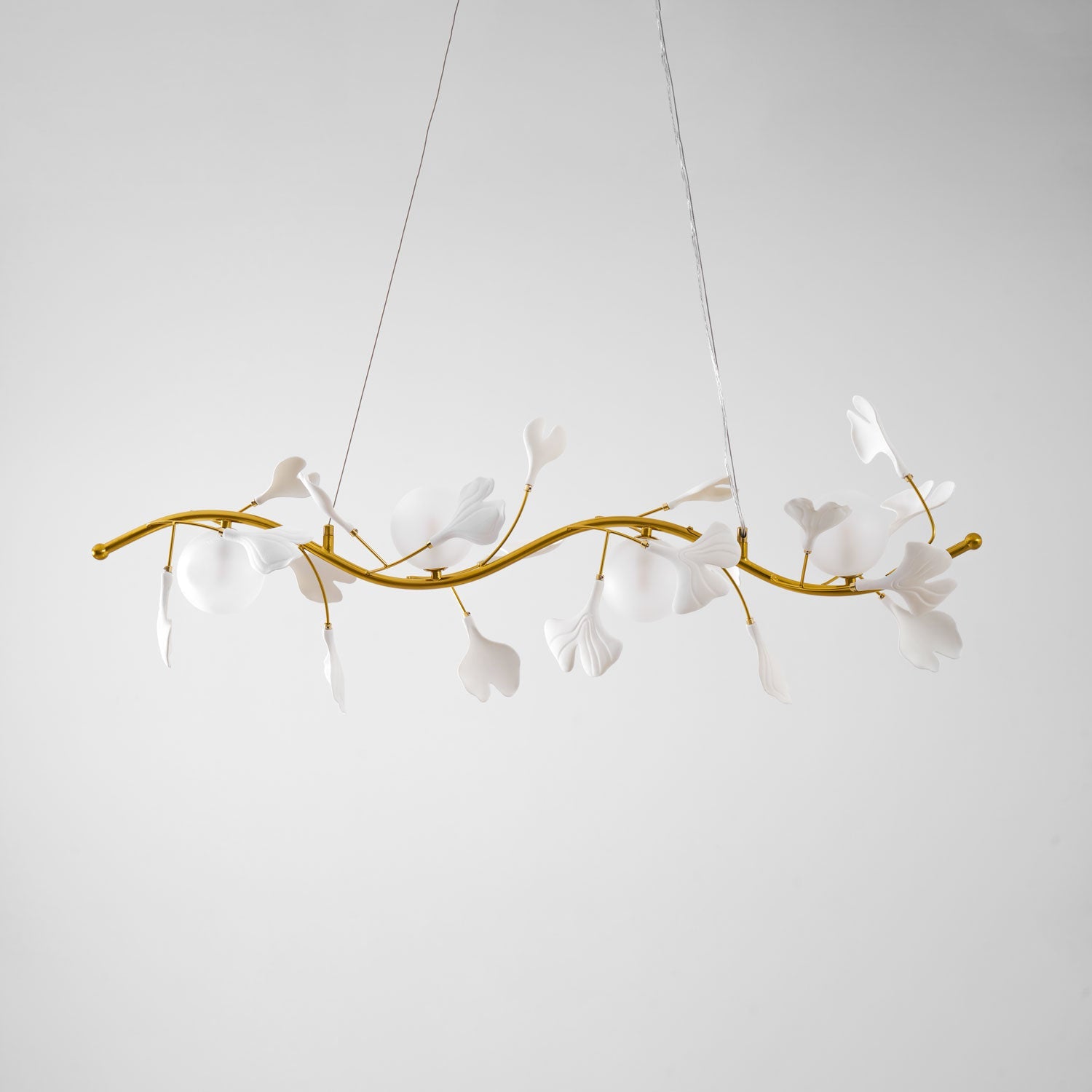 FENWICK CRYSTAL LEAF CEILING LANTERN