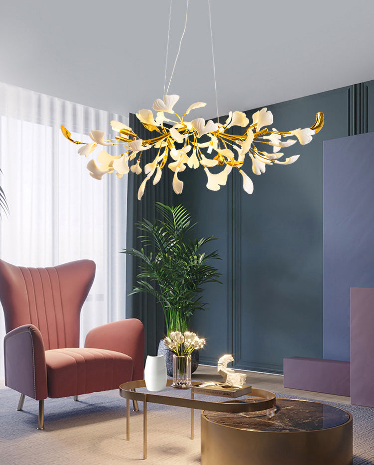 EDGEMONT GINGKO LEAF CEILING LUMINAIRE