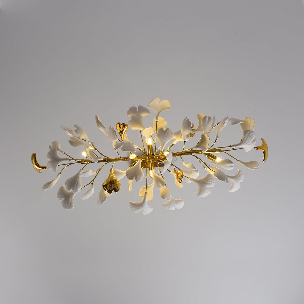 EDGEMONT GINGKO LEAF CEILING LUMINAIRE