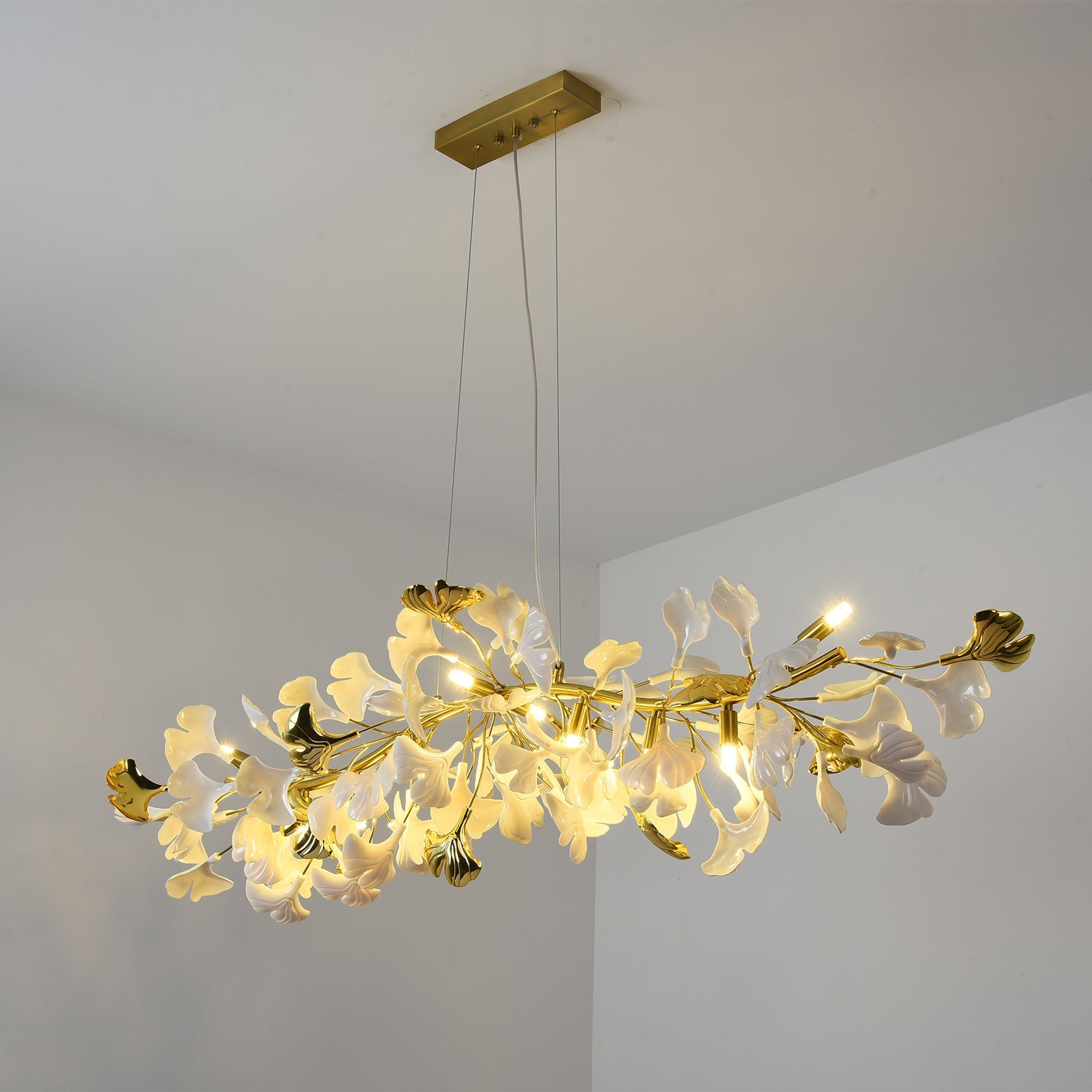 EDGEMONT GINGKO LEAF CEILING LUMINAIRE