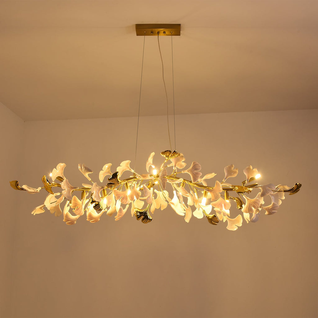 EDGEMONT GINGKO LEAF CEILING LUMINAIRE
