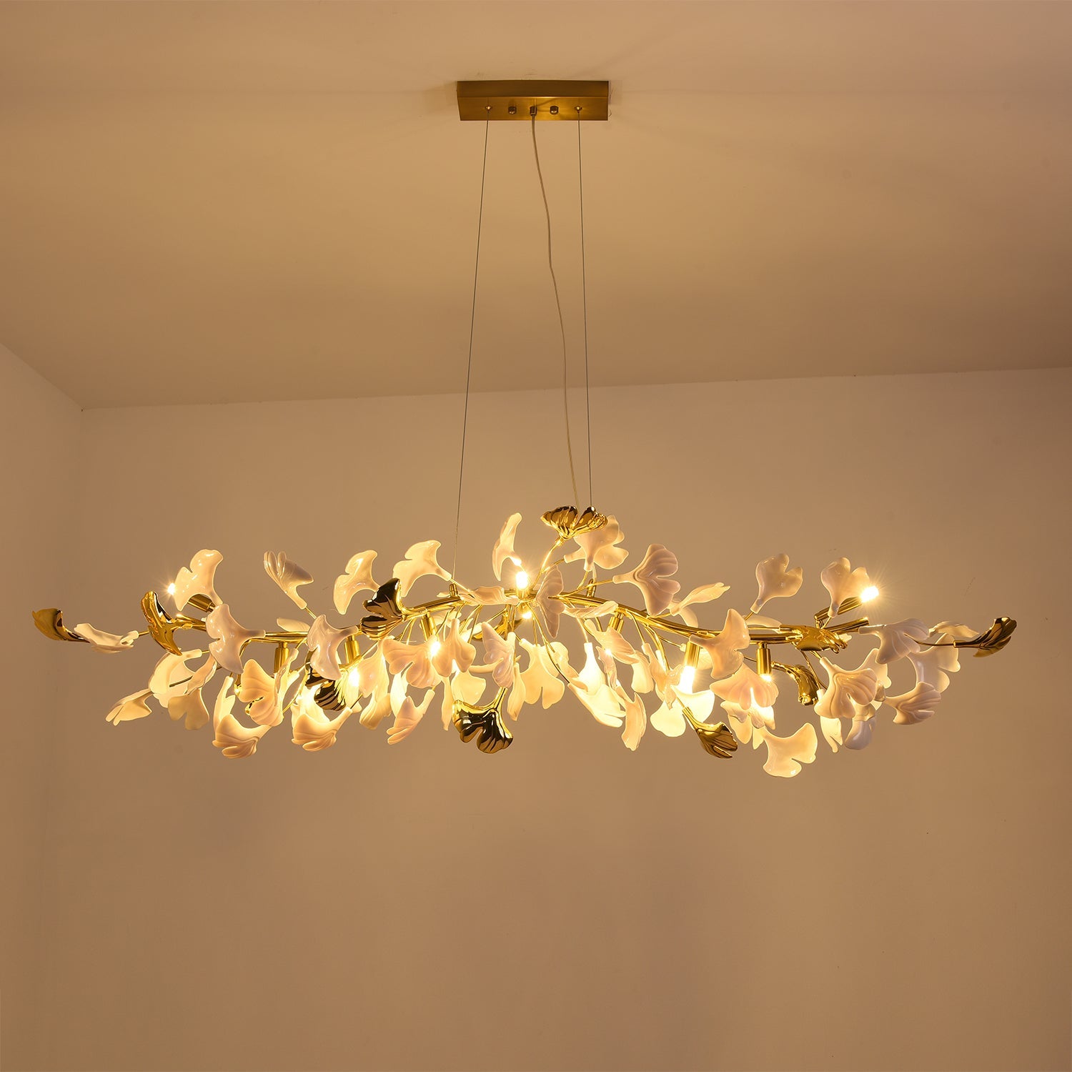 EDGEMONT GINGKO LEAF CEILING LUMINAIRE