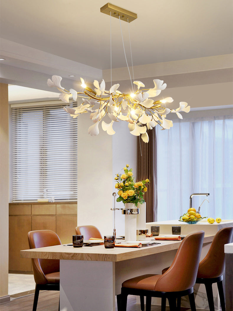 EDGEMONT GINGKO LEAF CEILING LUMINAIRE