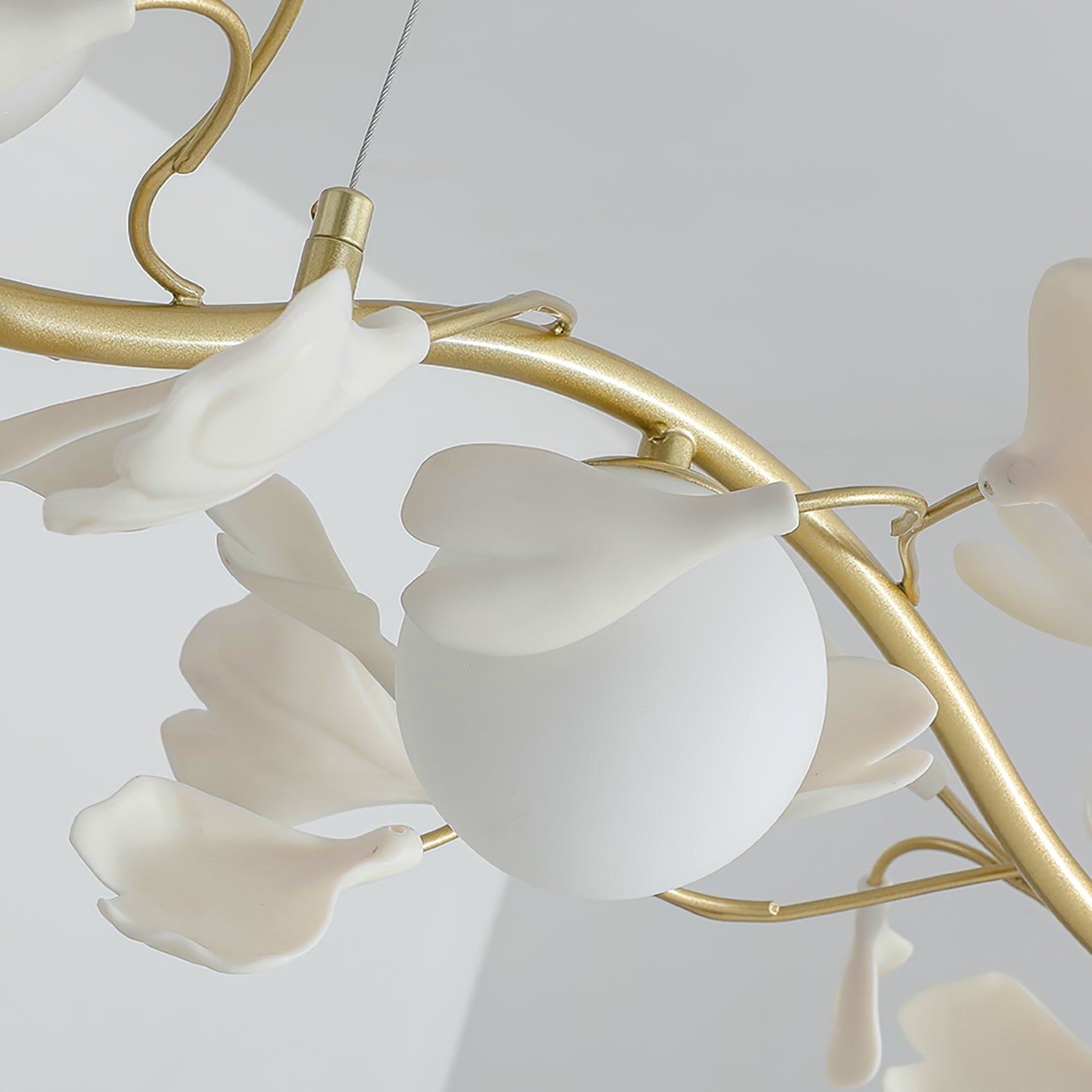 FENWICK CRYSTAL LEAF CEILING LANTERN