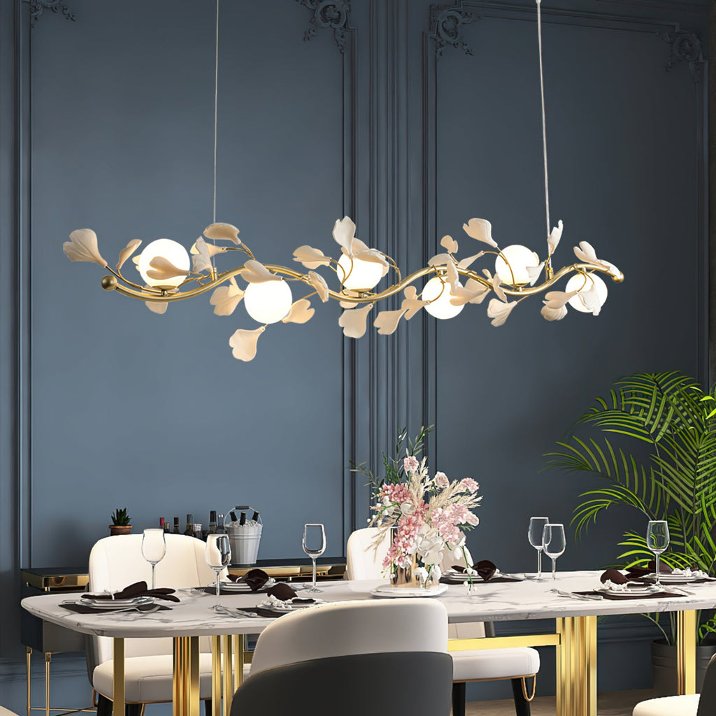 FENWICK CRYSTAL LEAF CEILING LANTERN