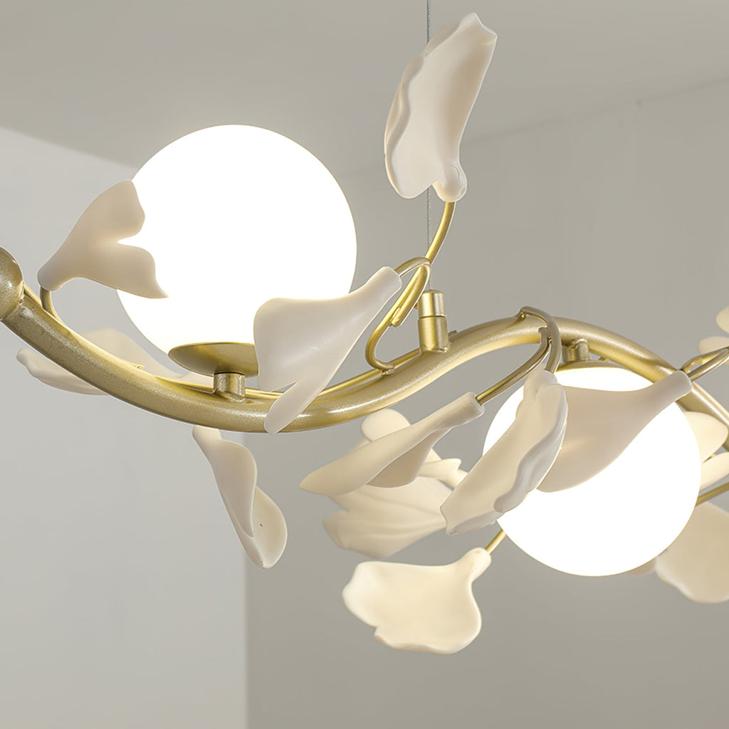 FENWICK CRYSTAL LEAF CEILING LANTERN