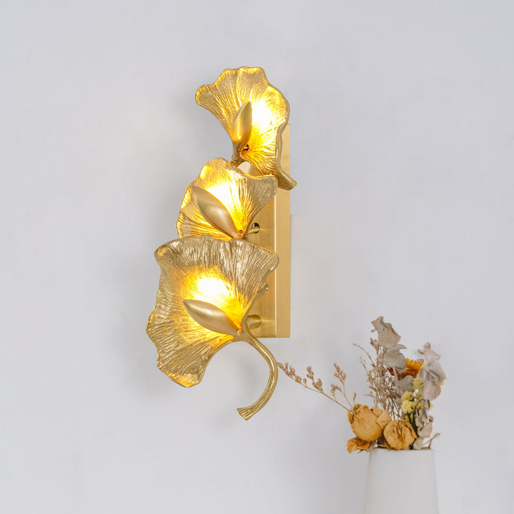 ALDERSON GINKGO INSPIRED WALL SCONCE