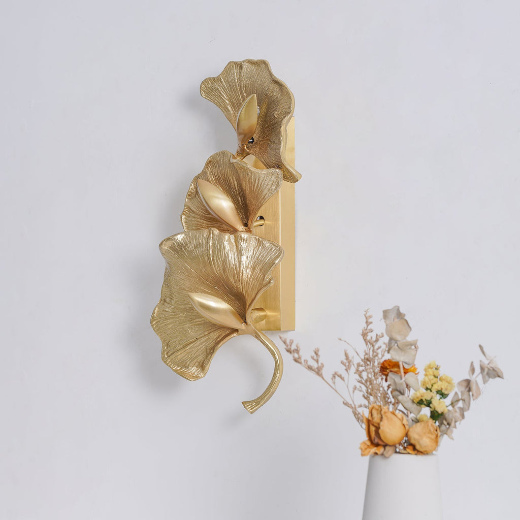 ALDERSON GINKGO INSPIRED WALL SCONCE