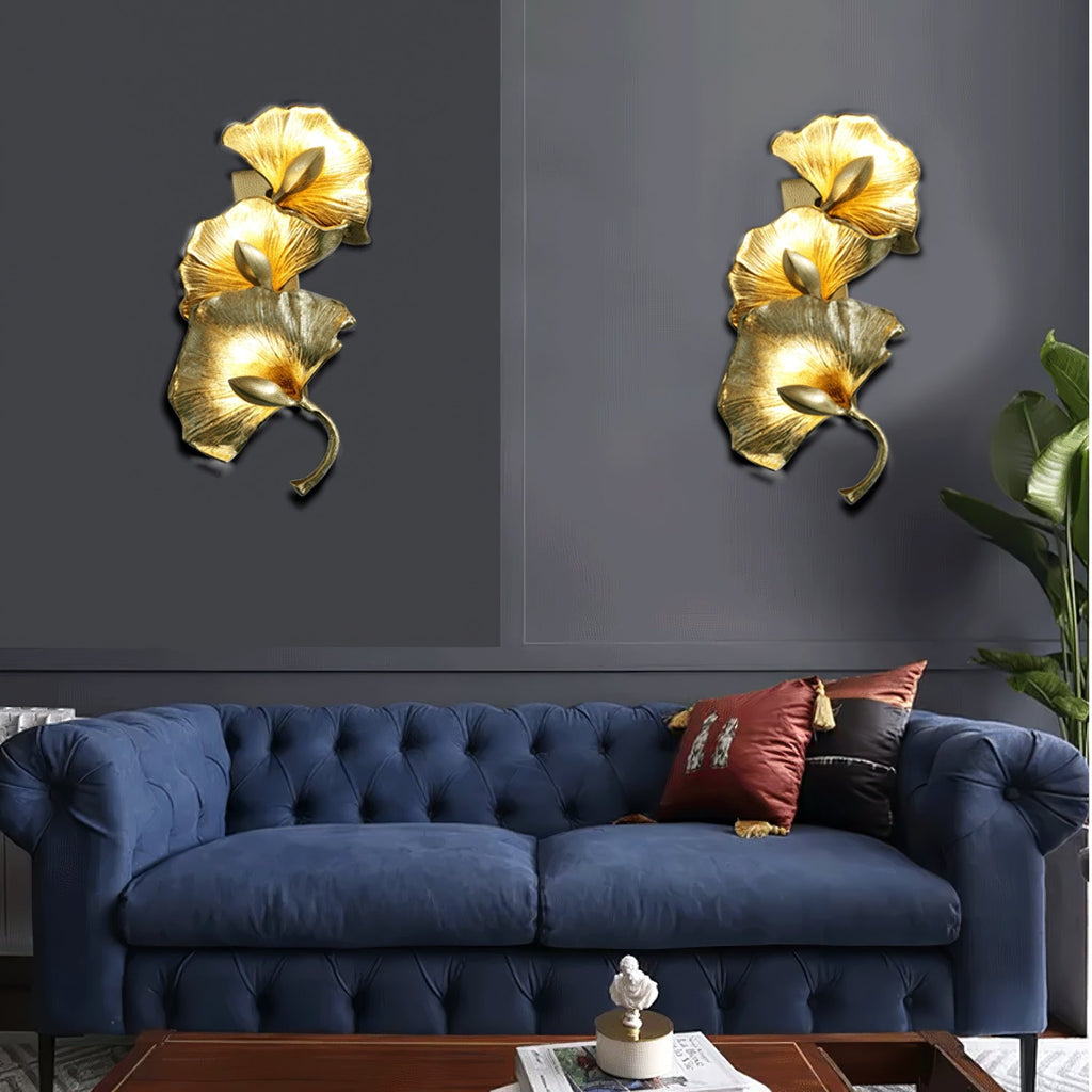 ALDERSON GINKGO INSPIRED WALL SCONCE