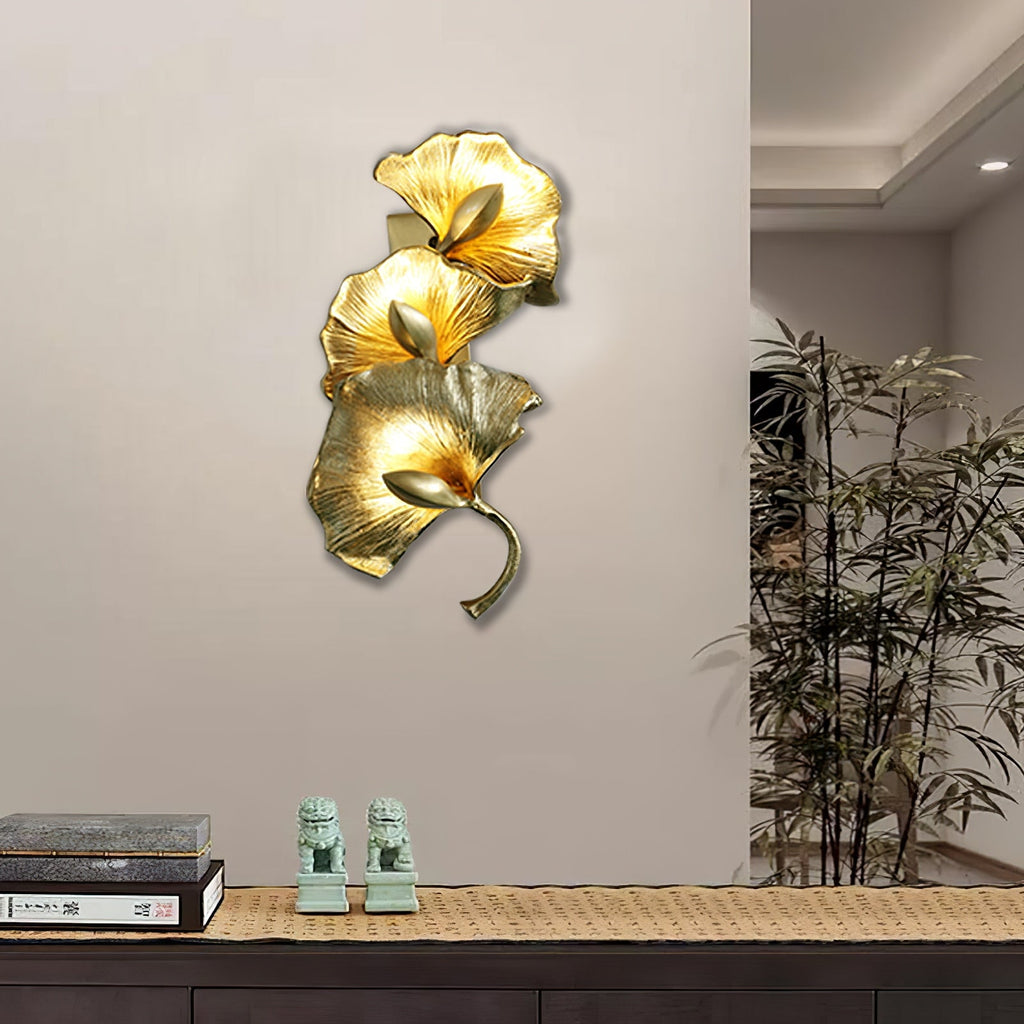 ALDERSON GINKGO INSPIRED WALL SCONCE