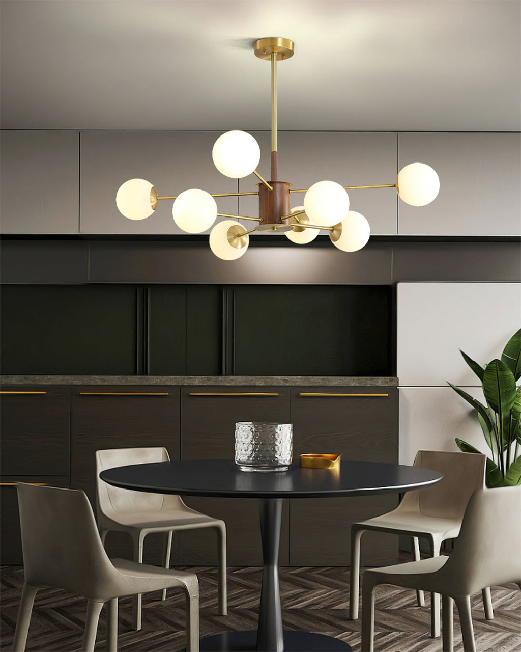 RAVENWOOD CRYSTAL ORB CHANDELIER