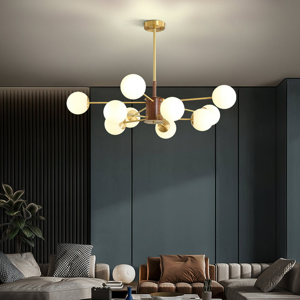 RAVENWOOD CRYSTAL ORB CHANDELIER