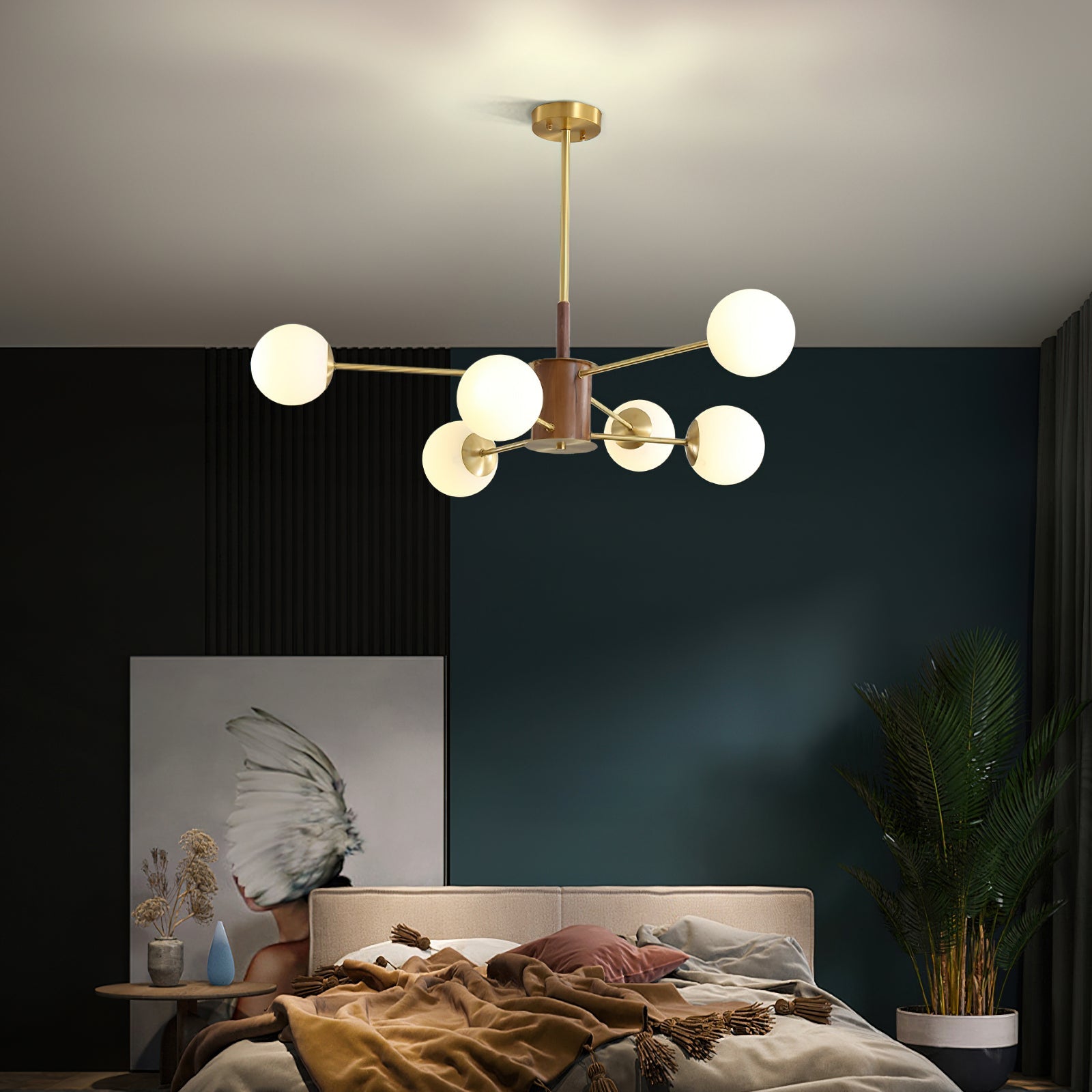 RAVENWOOD CRYSTAL ORB CHANDELIER