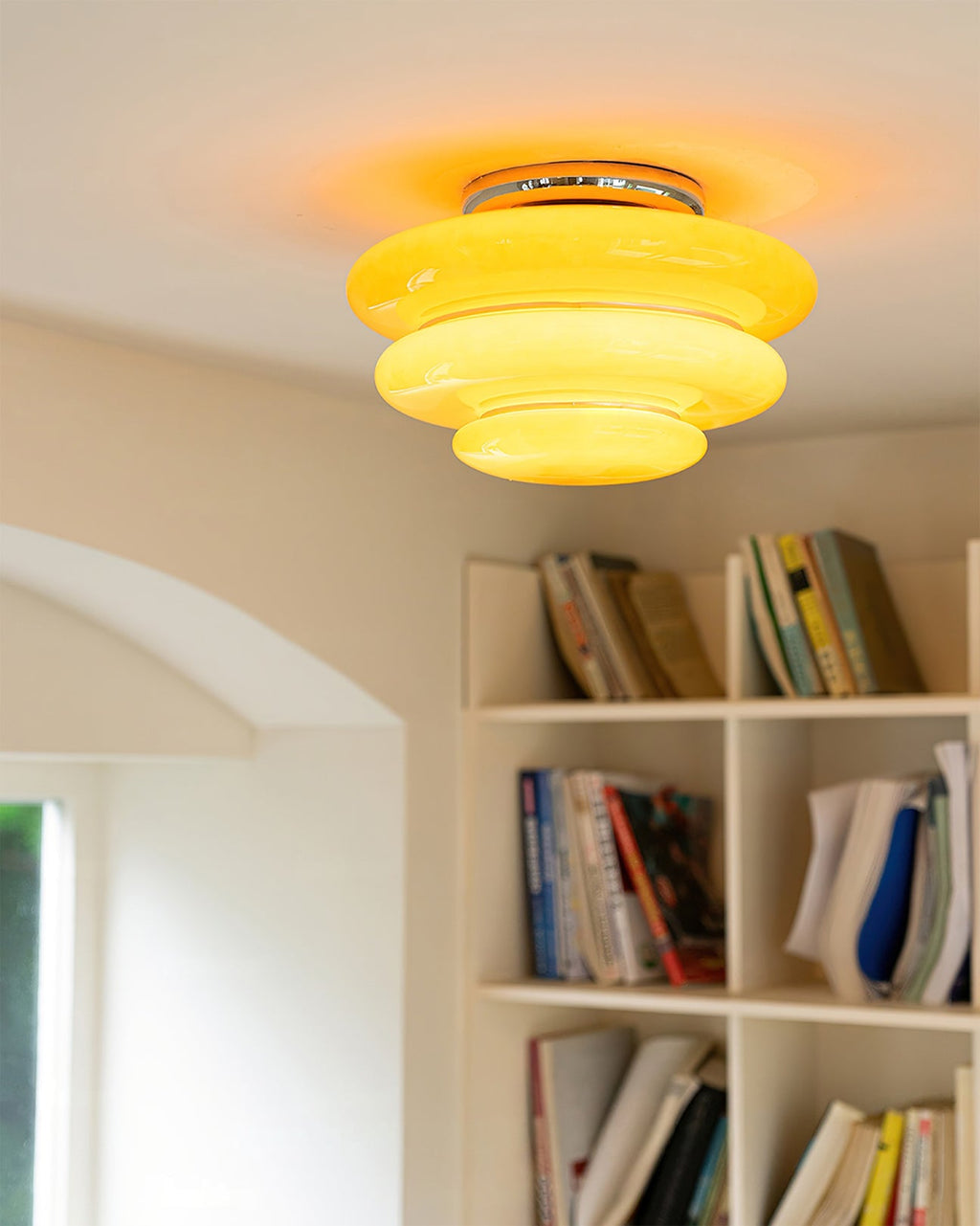 RAVENHURST TANGERINE HANGING LANTERN