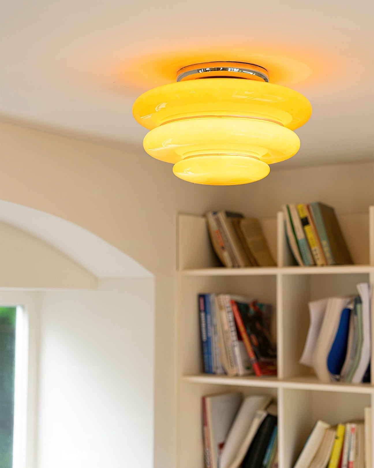 RAVENHURST TANGERINE HANGING LANTERN